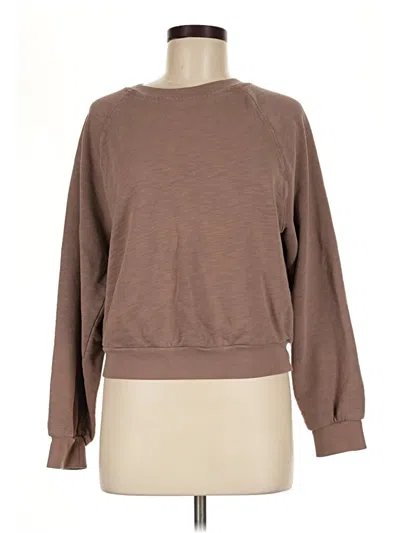 Pre-owned Mwl By Madewell Sweatshirt In Brown