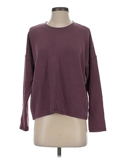 Pre-owned Mwl By Madewell Sweatshirt In Burgundy