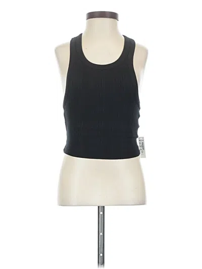 Pre-owned Mwl By Madewell Tank Top Black Halter Neckline Tops