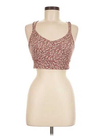 Pre-owned Mwl By Madewell Tank Top Brown Halter Neckline Tops