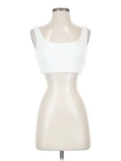 Pre-owned Mwl By Madewell Tank Top White Strapless Neckline Tops