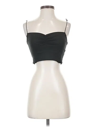 Pre-owned Mwl By Madewell Tube Top Black Strapless Neckline Tops