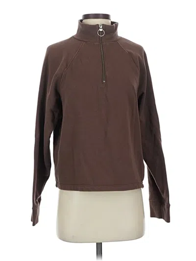 Pre-owned Mwl By Madewell Turtleneck Sweater In Brown