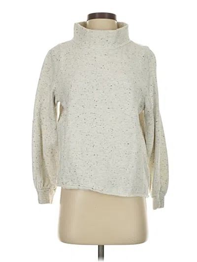 Pre-owned Mwl By Madewell Turtleneck Sweater In Silver