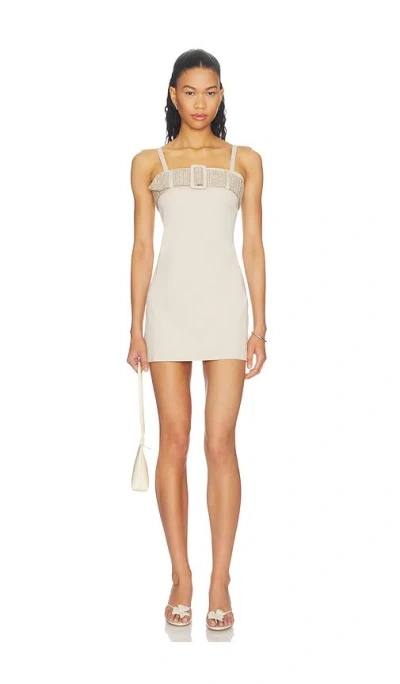 My Beachy Side Alba Strap Denim Strap Mini Dress In Black