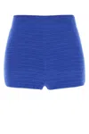 My Beachy Side Blue Crochet Chouchou Shorts In Blue