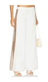 My Beachy Side Coconut Wide Leg Pants In White