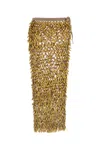 My Beachy Side Embellished Crochet Adora Skirt In Red