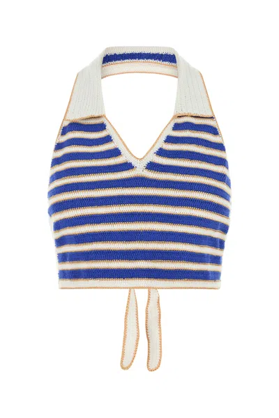 My Beachy Side Embroidered Crochet Ali Top In White