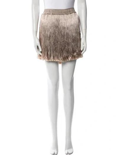 Pre-owned My Beachy Side Fringe Trim Accent Cover-up In Neutral