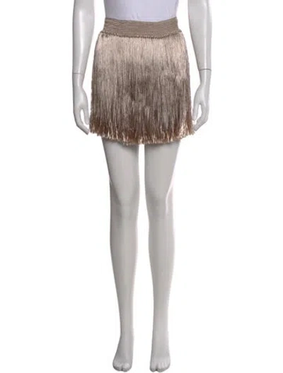 Pre-owned My Beachy Side Mini Skirt W/ Tags In White
