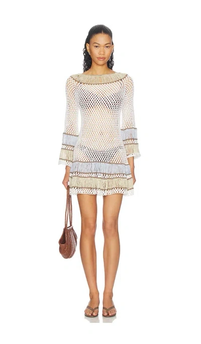 My Beachy Side Olea Hand Crocheted Dress In White