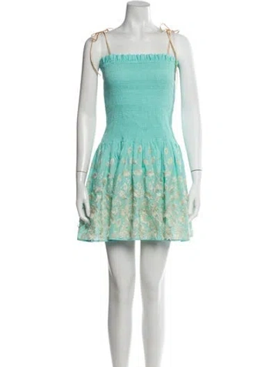 Pre-owned My Beachy Side Printed Mini Dress In Multi