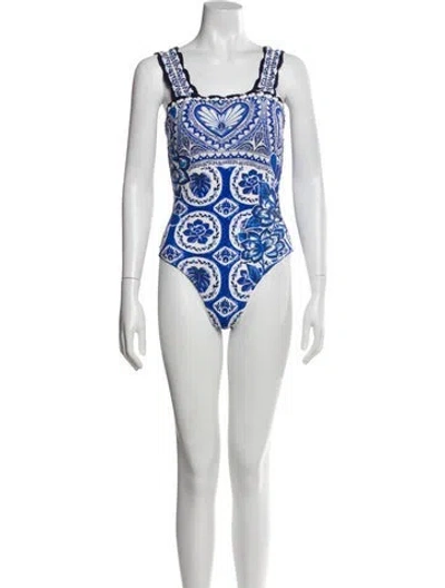 Pre-owned My Beachy Side Printed One-piece In White