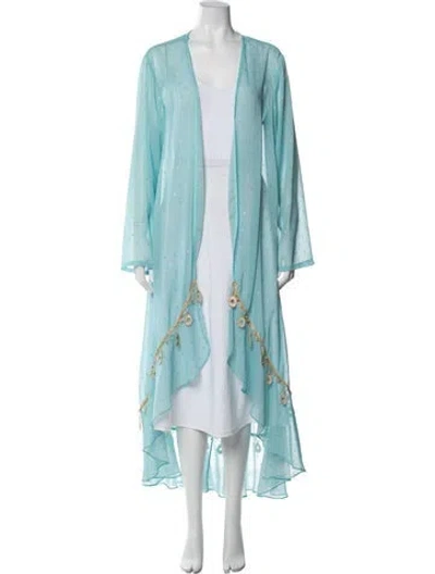 Pre-owned My Beachy Side Robe In Blue