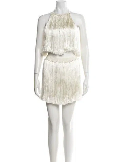 Pre-owned My Beachy Side Skirt Set In Neutrals