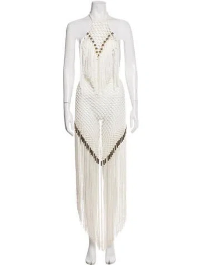 Pre-owned My Beachy Side Skirt Suit In Neutrals
