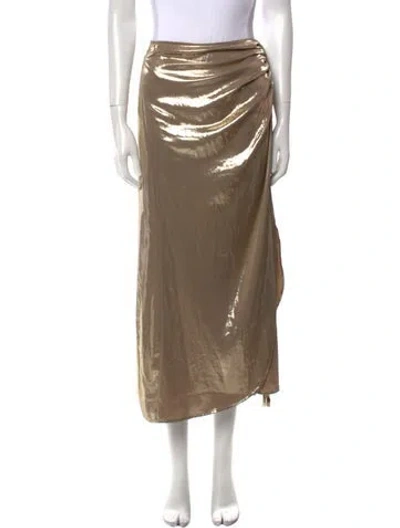 Pre-owned My Beachy Side Virgin Wool Midi Length Skirt