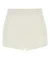 My Beachy Side White Crochet Chouchou Shorts In White