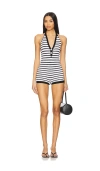 My Beachy Side X Revolve Loulou Romper In Multi