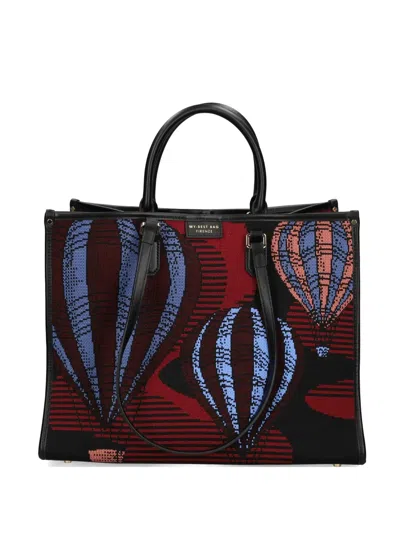 My Best Bag Balloon-print Tote Bag In Multi