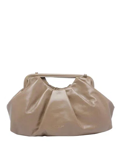 My Best Bag Beige Logo Handbag In Sand