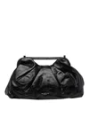 My Best Bag Black Logo Handbag In Black