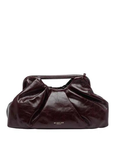 My Best Bag Bordeaux Logo Handbag In Red