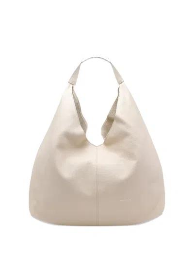 My Best Bag Ellisse Pebbled Leather Shoulder Bag In Neutral