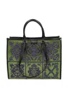 My Best Bag Embroidered Tote Bag In Green