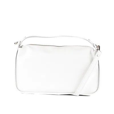 My Best Bag Firenze Berlin Bag In Grained Leather White