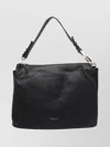 My Best Bag Firenze Leather Shoulder Bag Adaptable Strap In Black