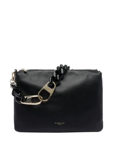 My Best Bag Firenze Leather Shoulder Bag In Black