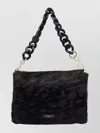 My Best Bag Firenze Luxe Shoulder Bag Detachable Strap In Black