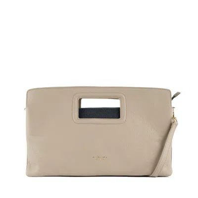 My Best Bag Firenze Viktoria Handbag In Beige, Black