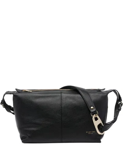 My Best Bag Grained-leather Shoulder Bag In Black