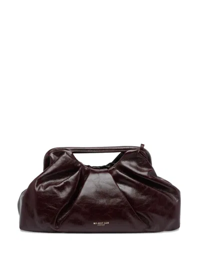 My Best Bag Logo-detail Leather Tote Bag In Red