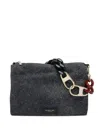 My Best Bag Logo-patch Chain Shoulder Bag In Black