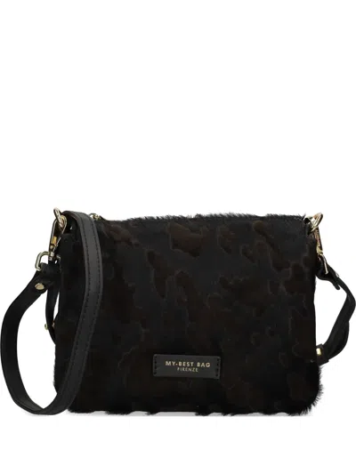 My Best Bag Printed Cross Body Bag In Black