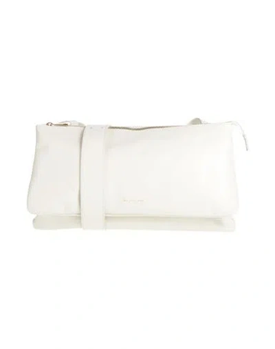 My-best Bags Woman Cross-body Bag Ivory Size - Leather In White