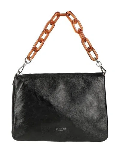 My-best Bags Woman Handbag Black Size - Leather