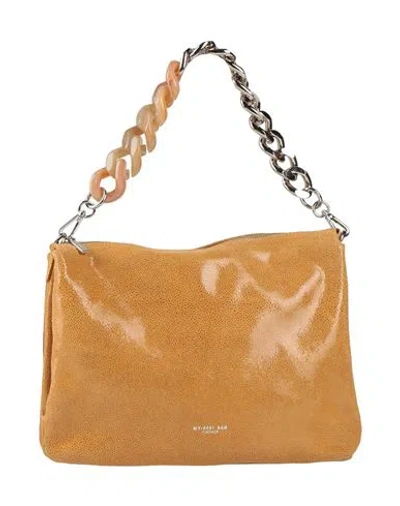 My-best Bags Woman Handbag Camel Size - Leather In Beige