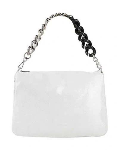 My-best Bags Woman Handbag Light Grey Size - Leather