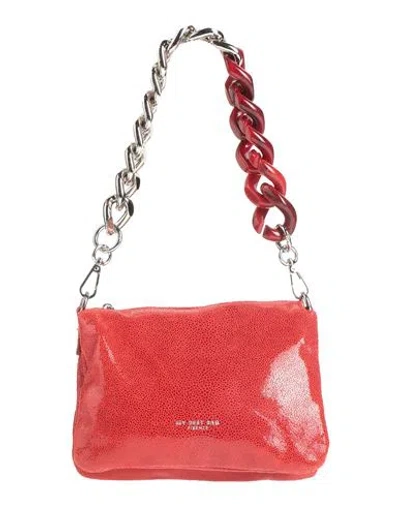 My-best Bags Woman Handbag Red Size - Leather