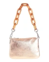 My-best Bags Woman Handbag Rose Gold Size - Leather