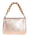 My-best Bags Woman Handbag Rose Gold Size - Leather