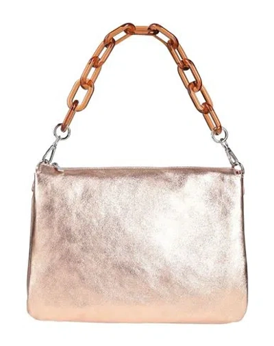 My-best Bags Woman Handbag Rose Gold Size - Leather