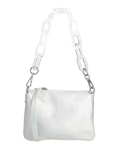 My-best Bags Woman Handbag Silver Size - Leather
