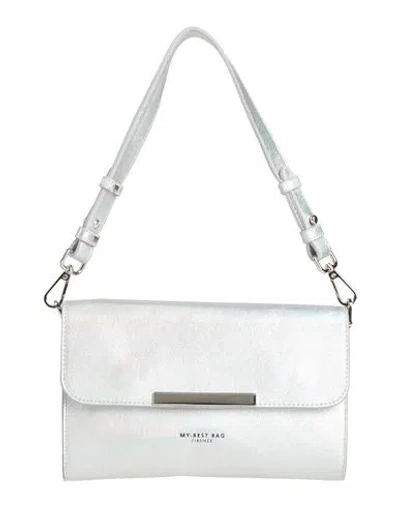 My-best Bags Woman Handbag Silver Size - Leather