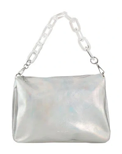 My-best Bags Woman Handbag Silver Size - Leather